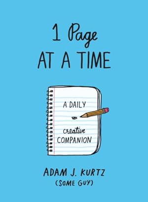 Seller image for 1 Page at a Time - Blue : A Daily Creative Companion for sale by GreatBookPrices