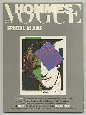 Bild des Verkufers fr Vogue Hommes - No. 94, November 1986 zum Verkauf von Between the Covers-Rare Books, Inc. ABAA