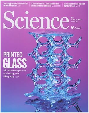 Science Magazine: Printed Glass (15 April 2022, Vol. 376, No. 6590)