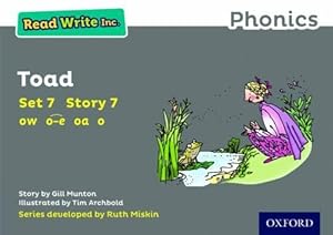 Seller image for Read Write Inc. Phonics: Grey Set 7 Storybook 7 Toad for sale by WeBuyBooks