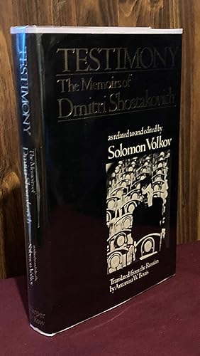 Imagen del vendedor de Testimony: The Memoirs of Dmitri Shostakovich a la venta por Palimpsest Scholarly Books & Services