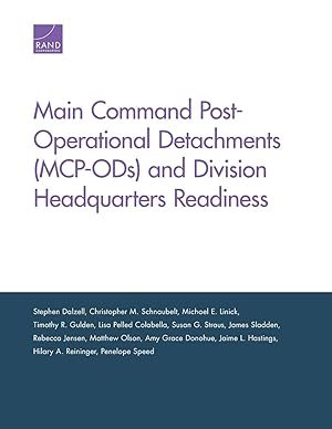 Bild des Verkufers fr Main Command Post-Operational Detachments (McP-Ods) and Division Headquarters Readiness zum Verkauf von moluna