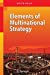 Seller image for Elements of Multinational Strategy for sale by Pieuler Store