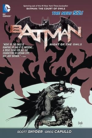 Imagen del vendedor de Batman: The Night of the Owls the New 52 a la venta por Pieuler Store