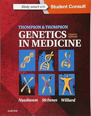 Imagen del vendedor de Thompson & Thompson Genetics in Medicine (Thompson and Thompson Genetics in Medicine) a la venta por Pieuler Store