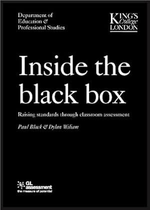 Seller image for Inside the Black Box: Raising Standards Through Classroom Assessment: v. 1 for sale by Pieuler Store