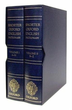 Immagine del venditore per Shorter Oxford English Dictionary: Deluxe Sixth Edition venduto da Pieuler Store