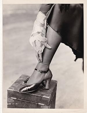 Original photograph of Joan Crawford's foot, circa 1930