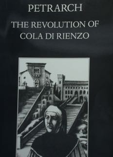 Imagen del vendedor de The Revolution of Cola di Rienzo. a la venta por EDITORIALE UMBRA SAS