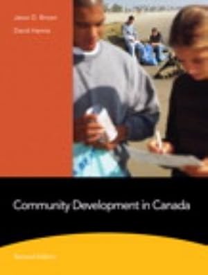 Seller image for COMMUNITY DEVELOPMENT IN CANADA for sale by GreatBookPricesUK
