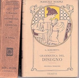 Imagen del vendedor de Grammatica del disegno. Metodo pratico per imparare il disegno. SECONDA edizione intieramente rifatta con 43 figure, 64 schizzi e 95 modelli. TESTO e ATLANTE. a la venta por Gilibert Libreria Antiquaria (ILAB)