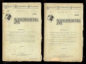 Memorie. Volume VIII. Parte I [-Parte II]. 1898.