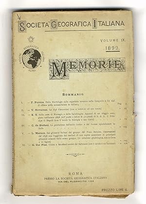 Memorie. Volume IX. 1899.