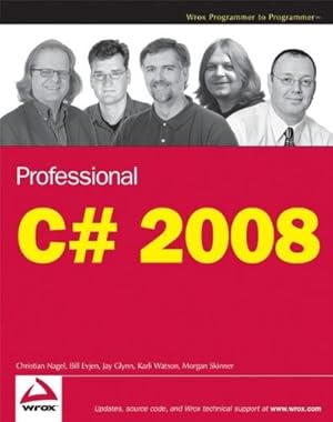 Bild des Verkufers fr Professional C# 2008 (Wrox Professional Guides) zum Verkauf von WeBuyBooks