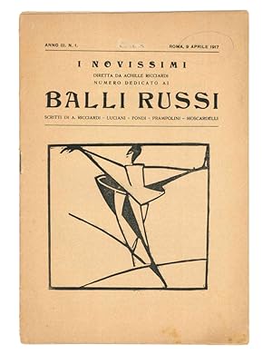 Bild des Verkufers fr I Novissimi. Anno III N. 1 . numero dedicato ai Balli russi zum Verkauf von Libreria Antiquaria Pontremoli SRL
