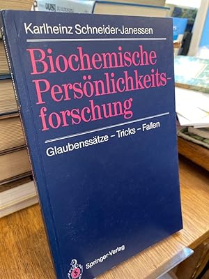 Immagine del venditore per Biochemische Persnlichkeitsforschung. Glaubensstze - Tricks - Fallen. venduto da Altstadt-Antiquariat Nowicki-Hecht UG