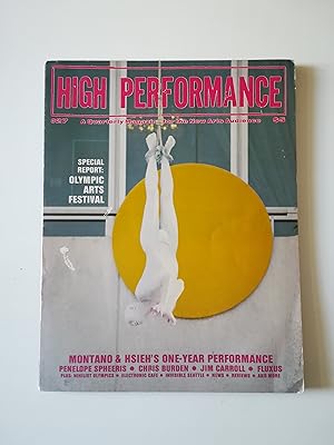 HIGH PERFORMANCE A Quarterly Magazine for the New Arts Audience