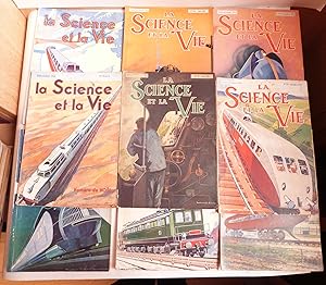 Image du vendeur pour Lot de 9 Science et Vie avec couvertures trains mis en vente par Librairie KOEGUI