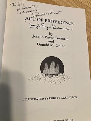 Bild des Verkufers fr Act of Providence An Episode in the Career of Lucius Leffing zum Verkauf von biblioboy