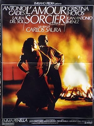 "L'AMOUR SORCIER" EL AMOR BRUJO (d'après le ballet de Manuel DE FALLA) / Réalisé par Carlos SAURA...