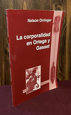 Image du vendeur pour La corporalidad en Ortega y Gasset mis en vente par Palimpsest Scholarly Books & Services