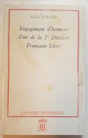 Imagen del vendedor de Engagement d'honneur d'un de la Ire Division Franaise Libre a la venta por Les Kiosques