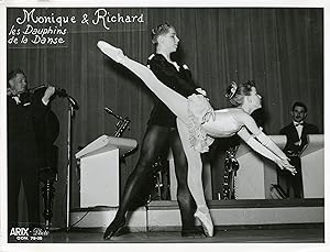 "MONIQUE et RICHARD les Dauphins de la Danse" Photo originale ARIX Paris années 50