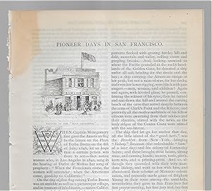 Seller image for Pioneer Days In San Francisco for sale by Legacy Books II