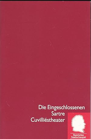 Bild des Verkufers fr Programmheft: Programmheft: Die Eingeschlossenen - Jean-Paul Sartere, Deutsch von Traugott Knig zum Verkauf von Versandantiquariat Karin Dykes