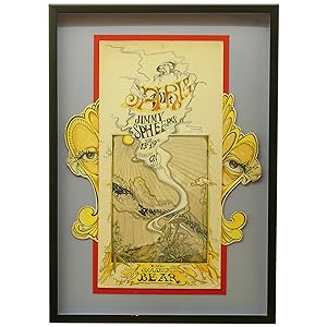 Original Rock Poster Art for Spirit / Jimmie Spheeris at the Golden Bear, Huntington Beach
