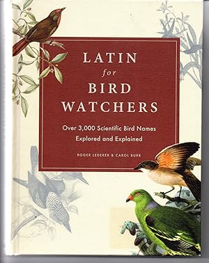 Imagen del vendedor de Latin for Bird Watchers a la venta por Cheerleader Productions Ltd