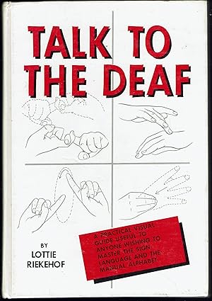 Bild des Verkufers fr Talk to the Deaf zum Verkauf von fourleafclover books