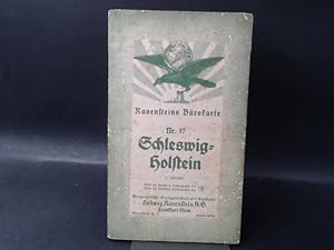 Imagen del vendedor de Ravensteins Brokarte Nr. 17: Schleswig-Holstein. a la venta por Antiquariat Kelifer