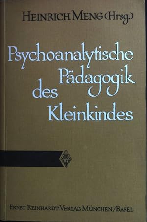 Imagen del vendedor de Psychoanalytische Pdagogik des Kleinkindes. Beitrge zur Kinderpsychotherapie ; Bd. 17 a la venta por books4less (Versandantiquariat Petra Gros GmbH & Co. KG)