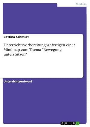 Bild des Verkufers fr Unterrichtsvorbereitung: Anfertigen einer Mindmap zum Thema "Bewegung untersttzen" zum Verkauf von AHA-BUCH GmbH