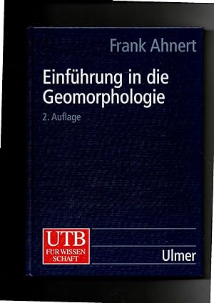 Seller image for Frank Ahnert, Einführung in die Geomorphologie / 2. Auflage for sale by sonntago DE