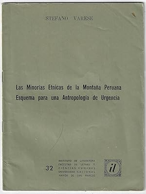 Seller image for Las Minorias Etnicas de la Montana Peruana Esquema para una Antropologia de Urgencia for sale by Walkabout Books, ABAA