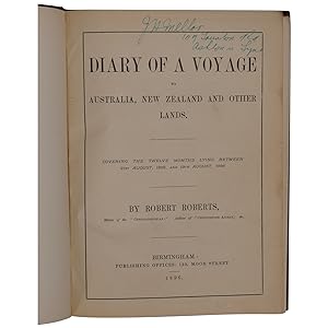Diary of a Voyage to Australia, New Zealand and other Lands, Covering the Twelve Months Lying Bet...