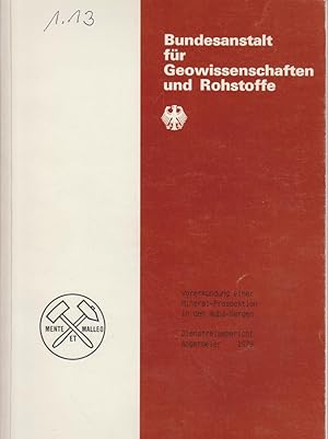 Mineralprospektion in den Nuba-Bergen, Sudan. (6 Bände) [1] Vorerkundung. Dienstreisebericht Ange...