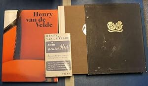 Imagen del vendedor de 3 Titel: Henry van de Velde zum neuen Stil; Le Monde de Henry van de Velde; Henry van de Velde 3 Titel: Henry van de Velde: Zum neuen Stil. Aus seinen Schriften ausgewhlt und eingeleitet von Hans Curjel. A. M. Hammacher: Le Monde de Henry van de Velde. (Franz. Titel) Klaus-Jrgen Sembach/Birgit Schulte: Henry van de Velde. Ein europischer Knstler in seiner Zeit. a la venta por Eugen Kpper