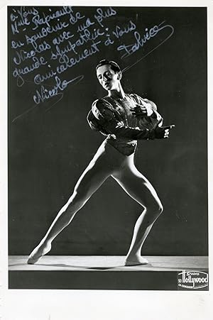 "Nicolas D'ALVIA" Photo originale dédicacée à Mme RAPICAULT professeur de danse à Marseille (fin ...