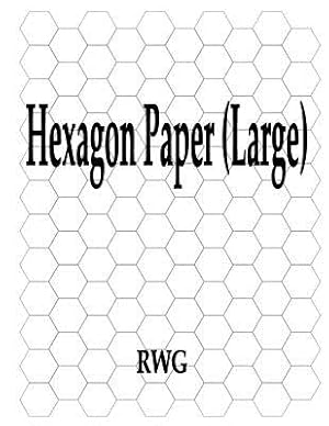 Seller image for Hexagon Paper (Large): 50 Pages 8.5 X 11 (Paperback or Softback) for sale by BargainBookStores