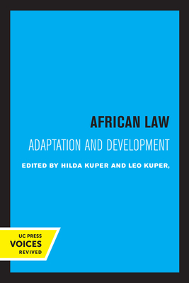 Seller image for African Law: Adaptation and Development (Paperback or Softback) for sale by BargainBookStores