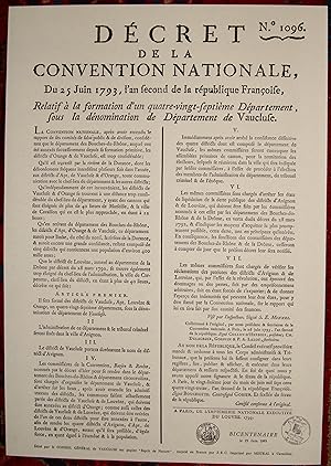 Décret de la Convention Nationale