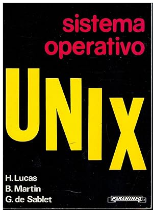 Imagen del vendedor de SISTEMA OPERATIVO UNIX. 3 ed. a la venta por angeles sancha libros