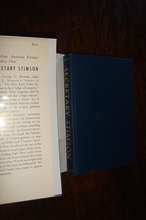 Colonel Henry Lewis Stimson (first printing) Secretary of State; and ...