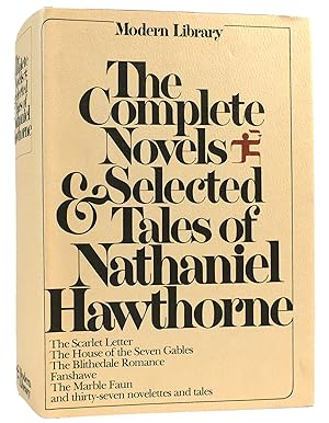 Seller image for COMPLETE NOVELS & SELECTED TALES OF NATHANIEL HAWTHORNE Modern Library for sale by Rare Book Cellar
