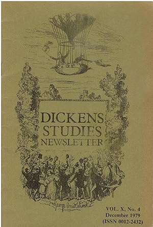 Seller image for Dickens Studies Newsletter (December 1979, Vol. X, No. 4) for sale by Manian Enterprises