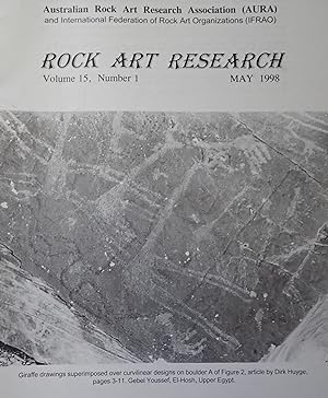 Imagen del vendedor de Rock Art Research (Volume 15, Number 1, May 1998) a la venta por Weekly Reader