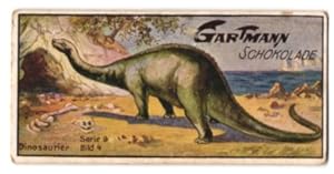 Bild des Verkufers fr Sammelbild Gartmann Schokolade, Dinosaurier zum Verkauf von Bartko-Reher